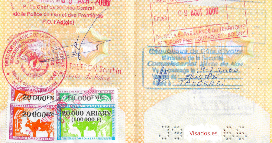 Pasaportes y Visados